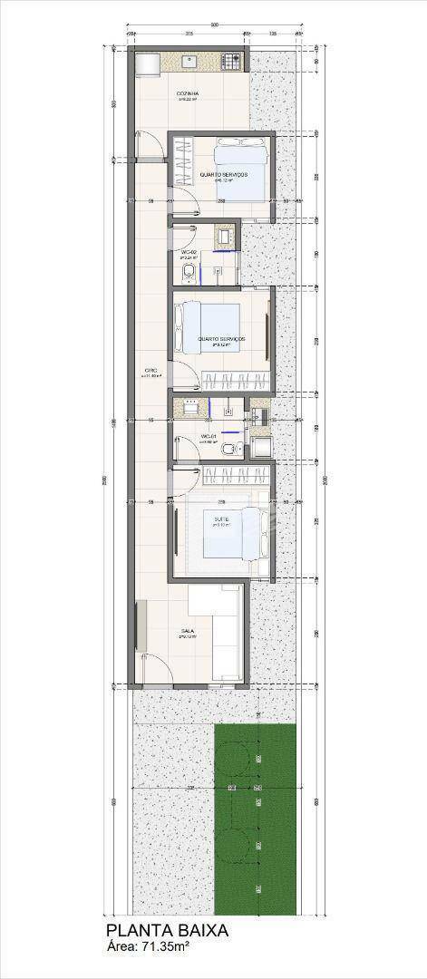 Casa, 2 quartos, 58 m² - Foto 2