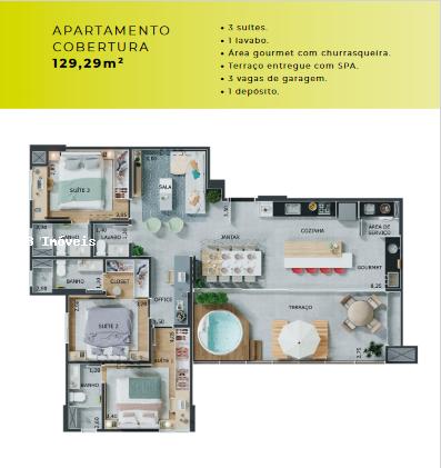 Apartamento à venda com 3 quartos, 129m² - Foto 6