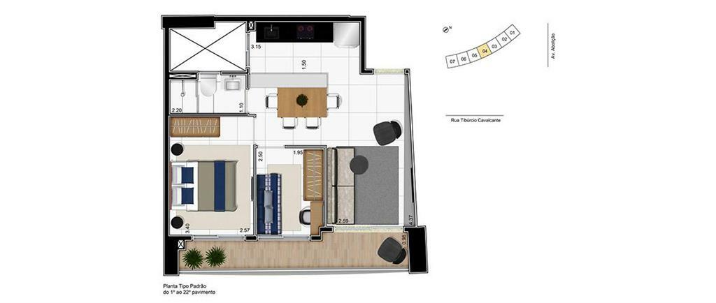 Apartamento à venda com 2 quartos, 47m² - Foto 17