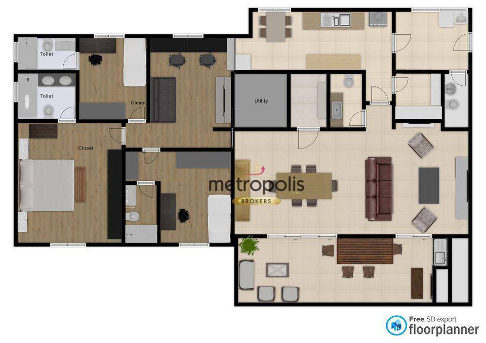 Apartamento à venda com 4 quartos, 171m² - Foto 25