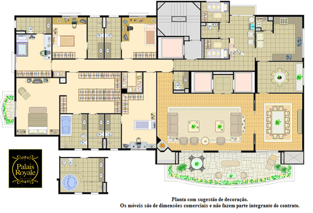 Apartamento à venda com 4 quartos, 345m² - Foto 4