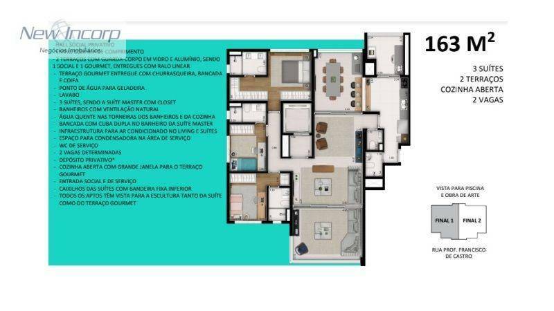 Apartamento à venda com 3 quartos, 166m² - Foto 17