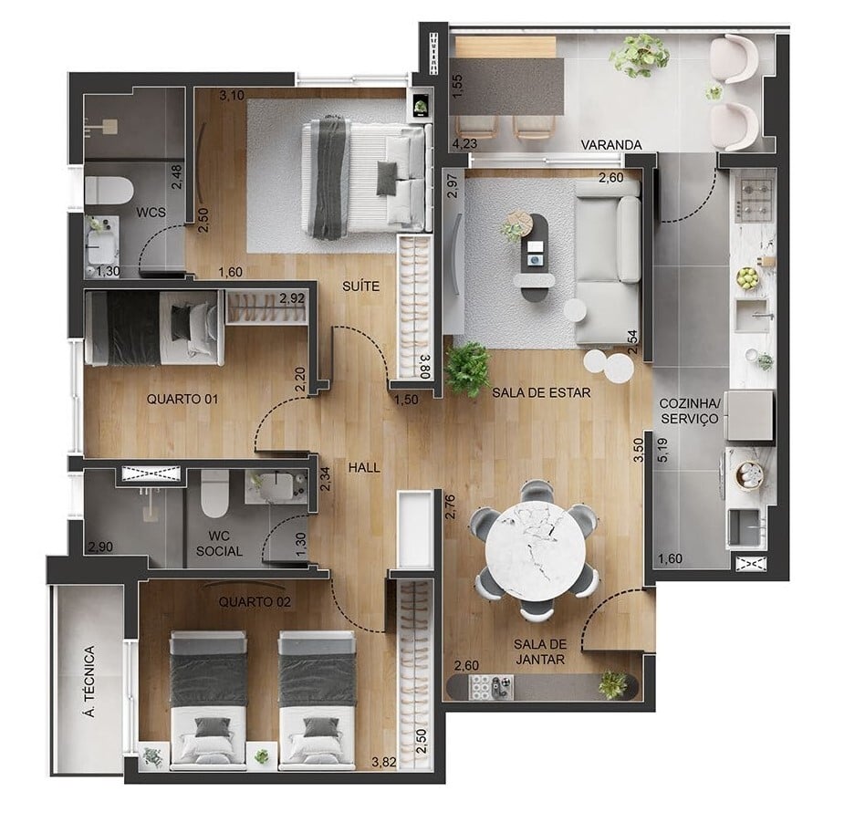 Apartamento à venda com 3 quartos, 822m² - Foto 25