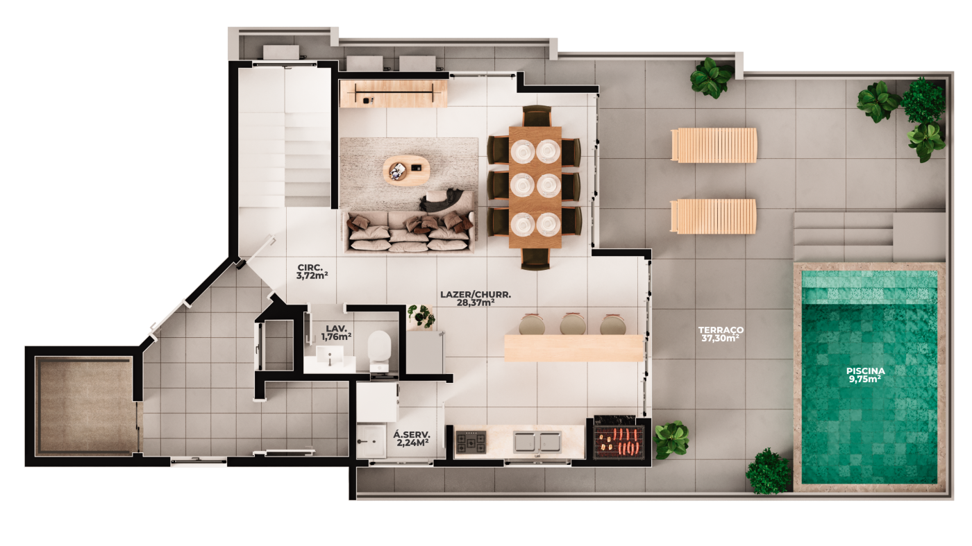 Apartamento à venda com 3 quartos, 177m² - Foto 11