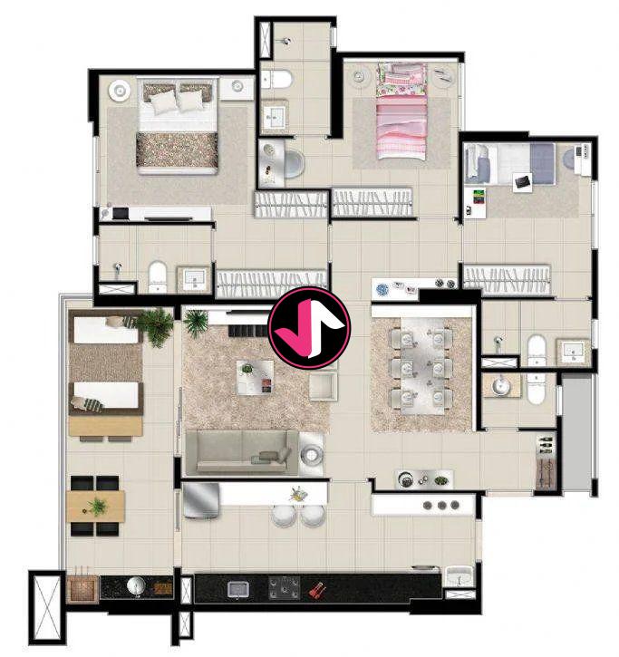 Apartamento à venda com 3 quartos - Foto 18