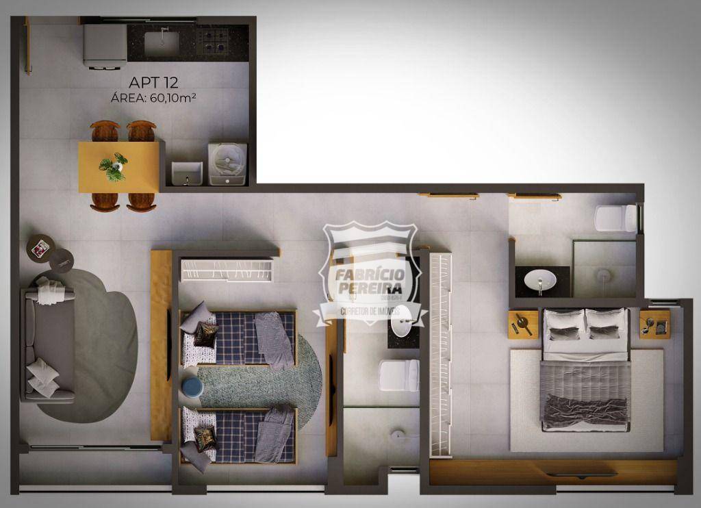 Apartamento à venda com 2 quartos, 57m² - Foto 57