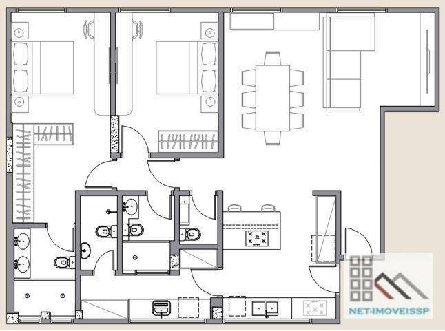 Apartamento à venda com 2 quartos, 118m² - Foto 34