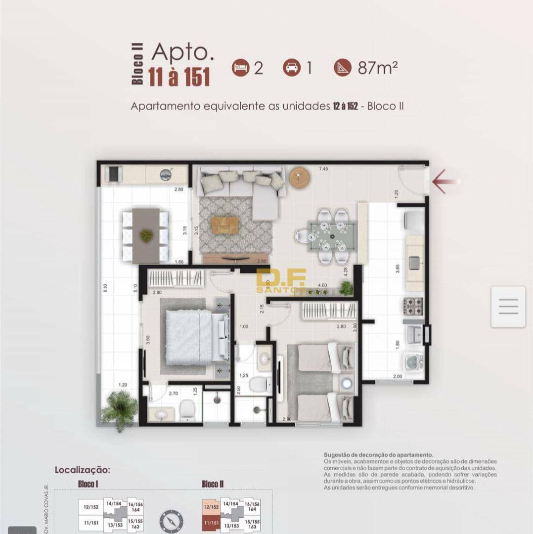 Apartamento à venda com 2 quartos, 79m² - Foto 11