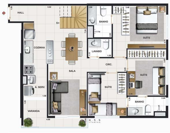 Cobertura à venda com 3 quartos, 138m² - Foto 48