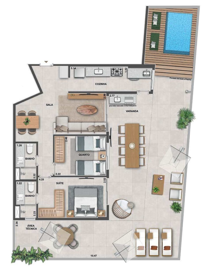 Apartamento à venda com 2 quartos, 70m² - Foto 39