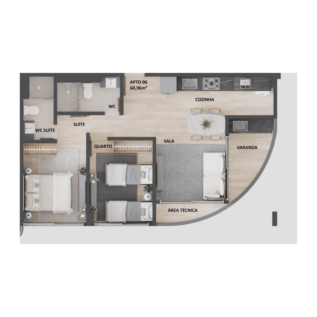 Apartamento à venda com 2 quartos, 50m² - Foto 22