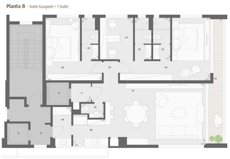 Cobertura à venda com 3 quartos, 317m² - Foto 3