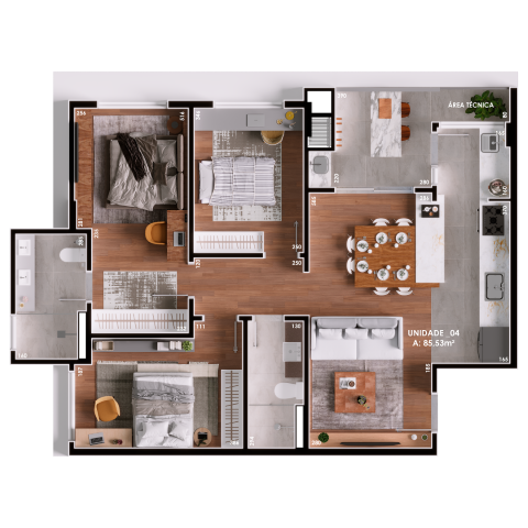 Apartamento à venda com 3 quartos, 88m² - Foto 23