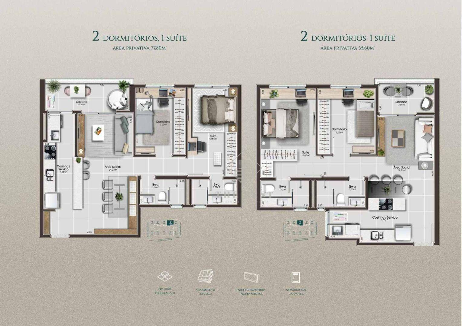 Apartamento à venda com 2 quartos, 65m² - Foto 17