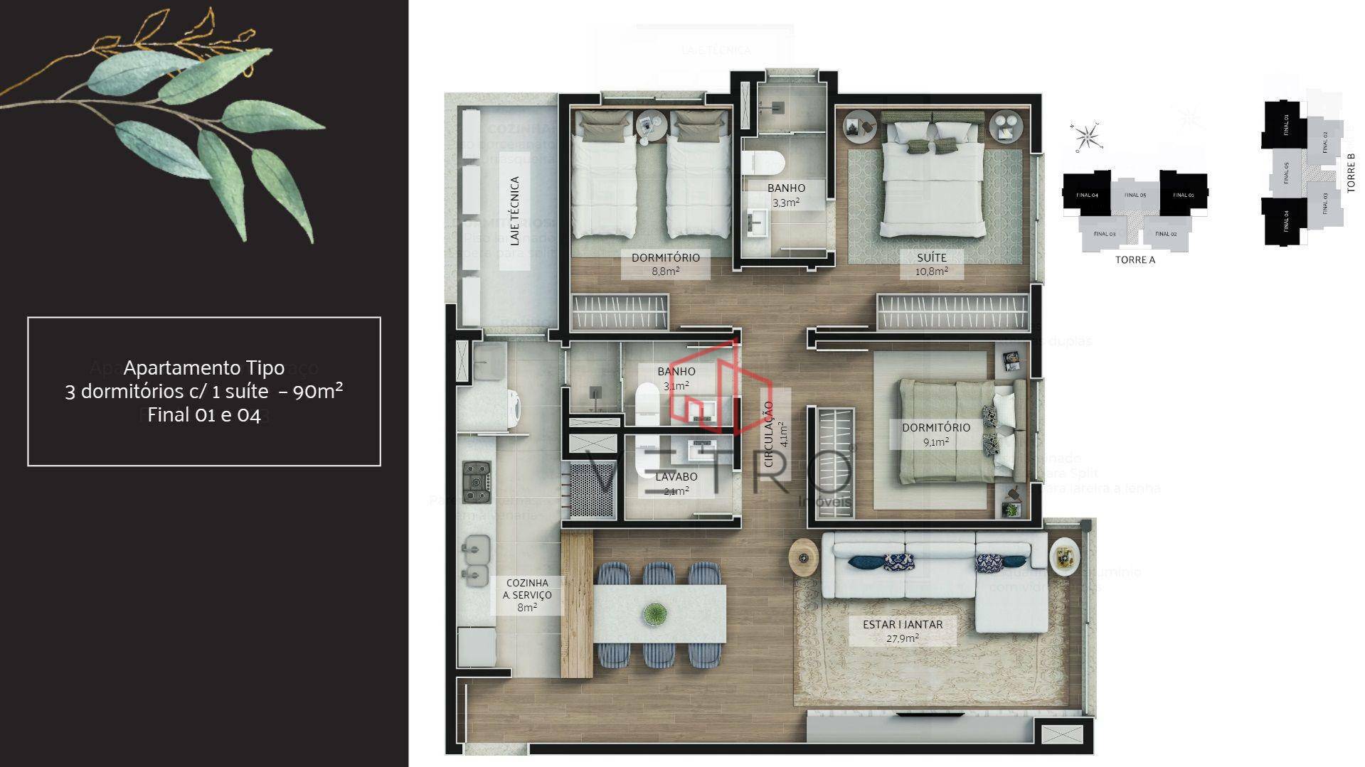 Apartamento, 3 quartos, 115 m² - Foto 5