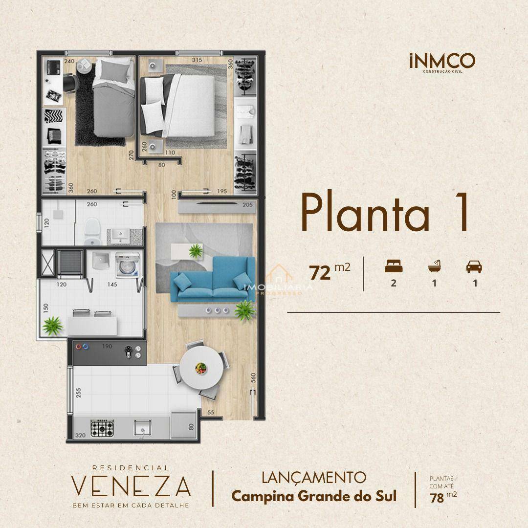 Apartamento à venda com 2 quartos, 96m² - Foto 2