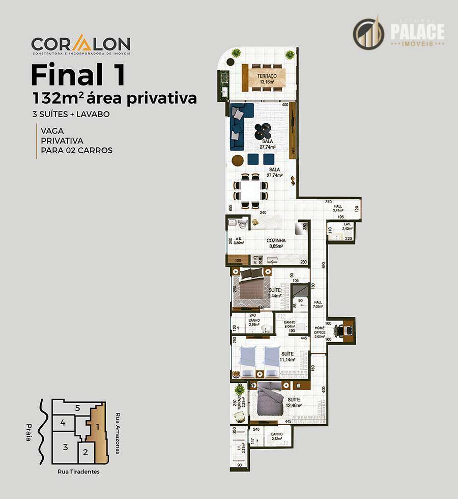 Apartamento à venda com 3 quartos, 132m² - Foto 20