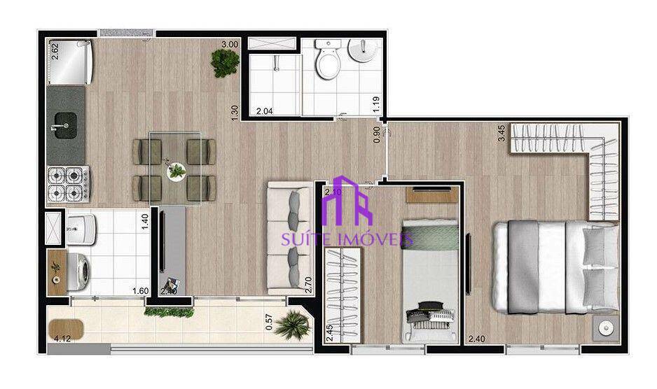 Apartamento à venda com 2 quartos, 38m² - Foto 20