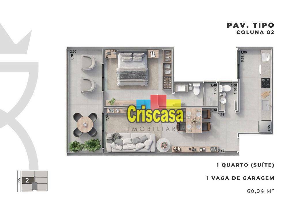 Apartamento à venda com 1 quarto, 75m² - Foto 12