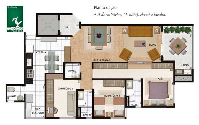 Apartamento à venda com 3 quartos, 103m² - Foto 12