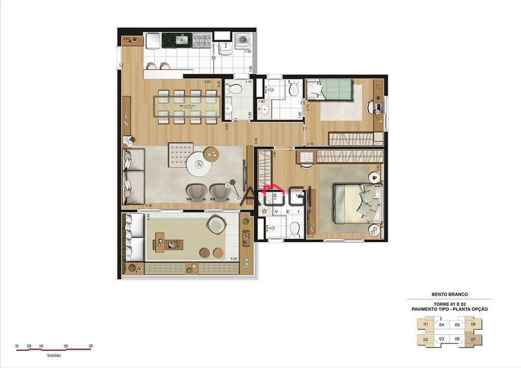 Apartamento à venda com 2 quartos, 92m² - Foto 43