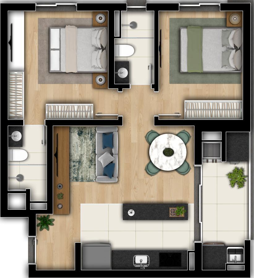 Apartamento à venda com 3 quartos, 87m² - Foto 37