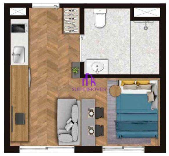 Apartamento à venda com 2 quartos, 45m² - Foto 1