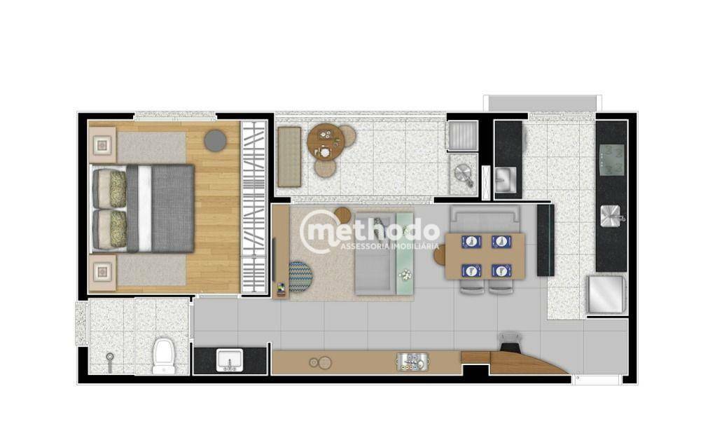 Apartamento à venda com 1 quarto, 51m² - Foto 18