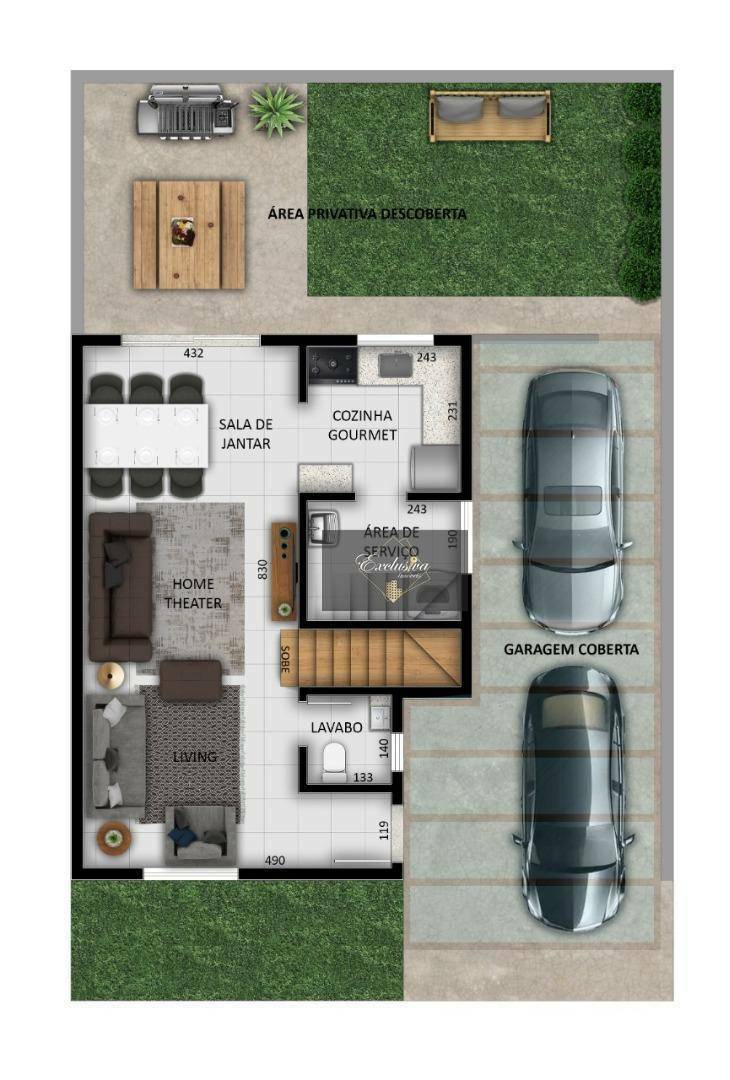 Casa à venda com 3 quartos, 138m² - Foto 4