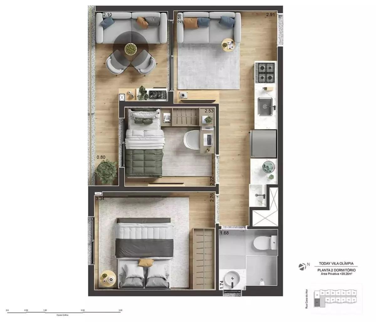 Apartamento à venda com 2 quartos, 2539m² - Foto 28