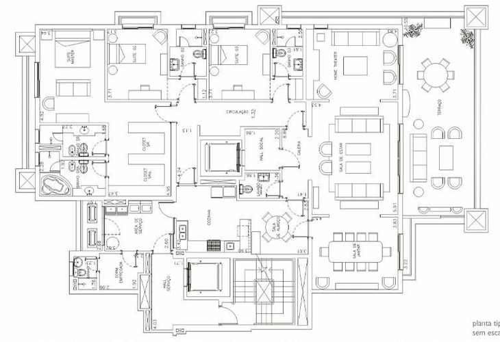 Apartamento à venda com 3 quartos, 236m² - Foto 2