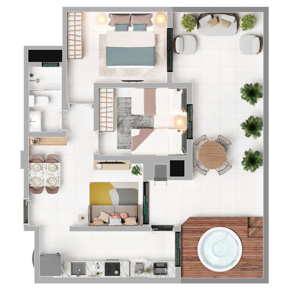 Apartamento à venda com 2 quartos, 90m² - Foto 15