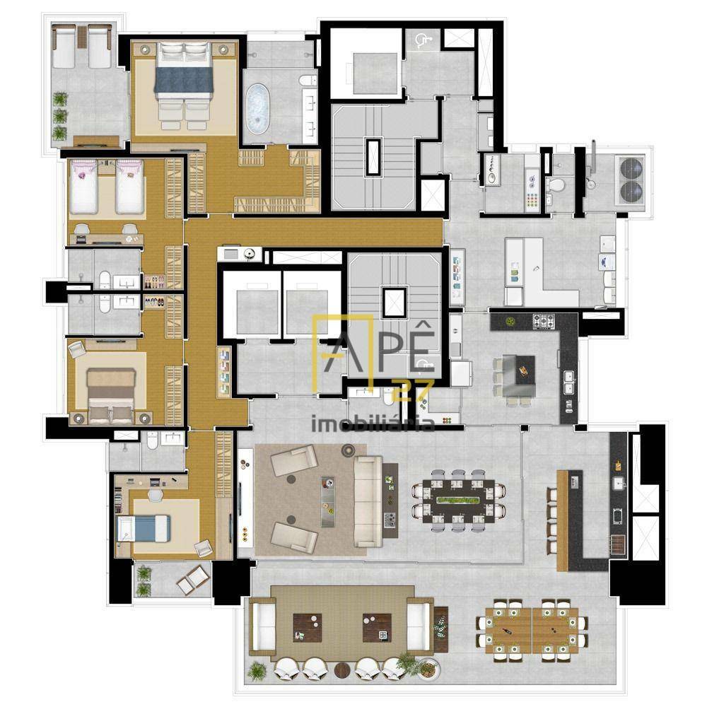 Apartamento à venda com 4 quartos, 380m² - Foto 38