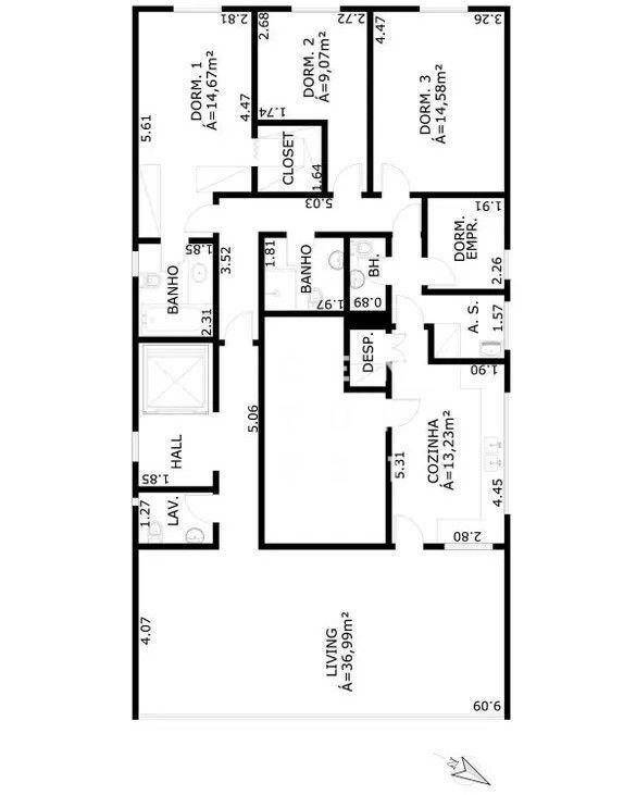 Apartamento à venda com 3 quartos, 149m² - Foto 23