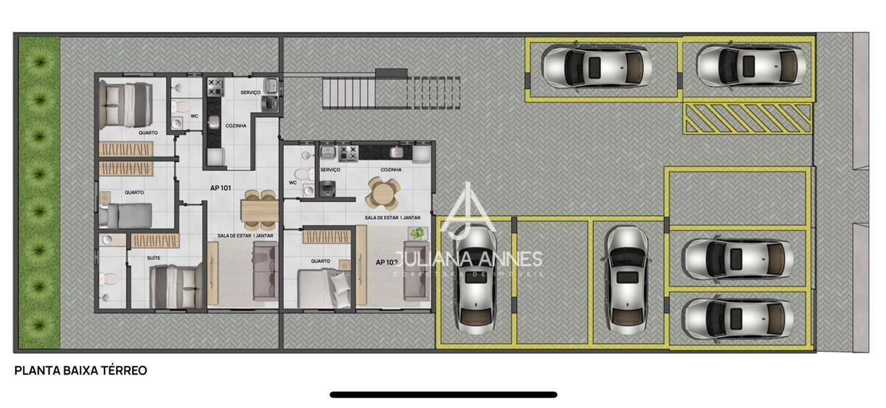 Apartamento à venda com 3 quartos, 63m² - Foto 5