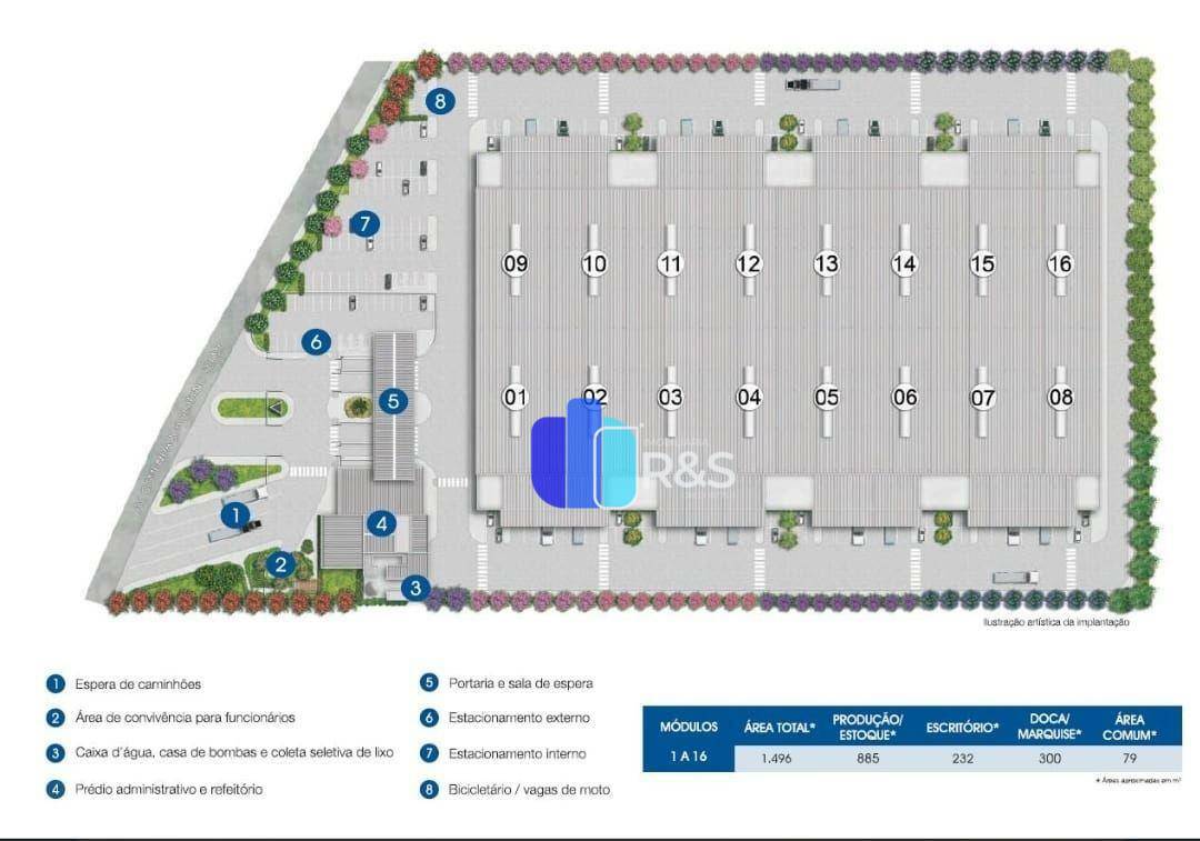 Depósito-Galpão-Armazém para alugar, 1500m² - Foto 9