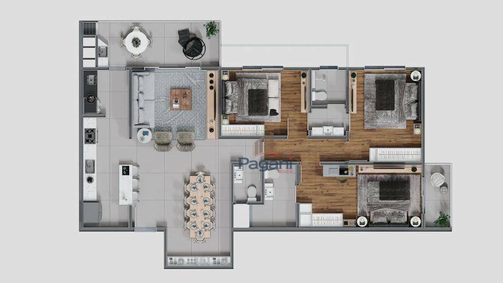 Apartamento à venda com 2 quartos, 100m² - Foto 24
