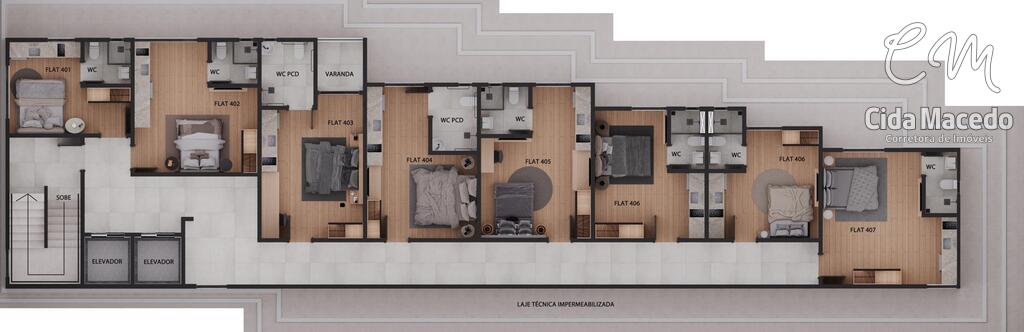 Apartamento à venda com 1 quarto, 25m² - Foto 25