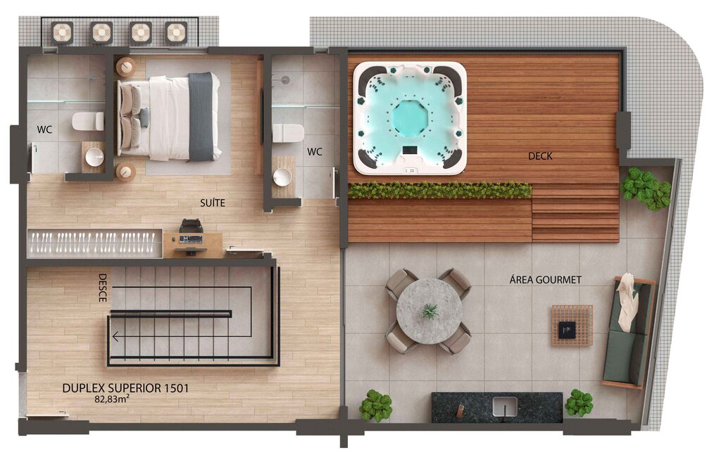 Apartamento à venda com 2 quartos, 6459m² - Foto 26