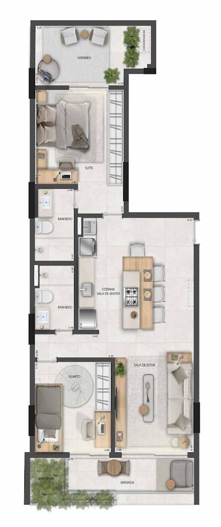 Cobertura à venda com 3 quartos, 157m² - Foto 46