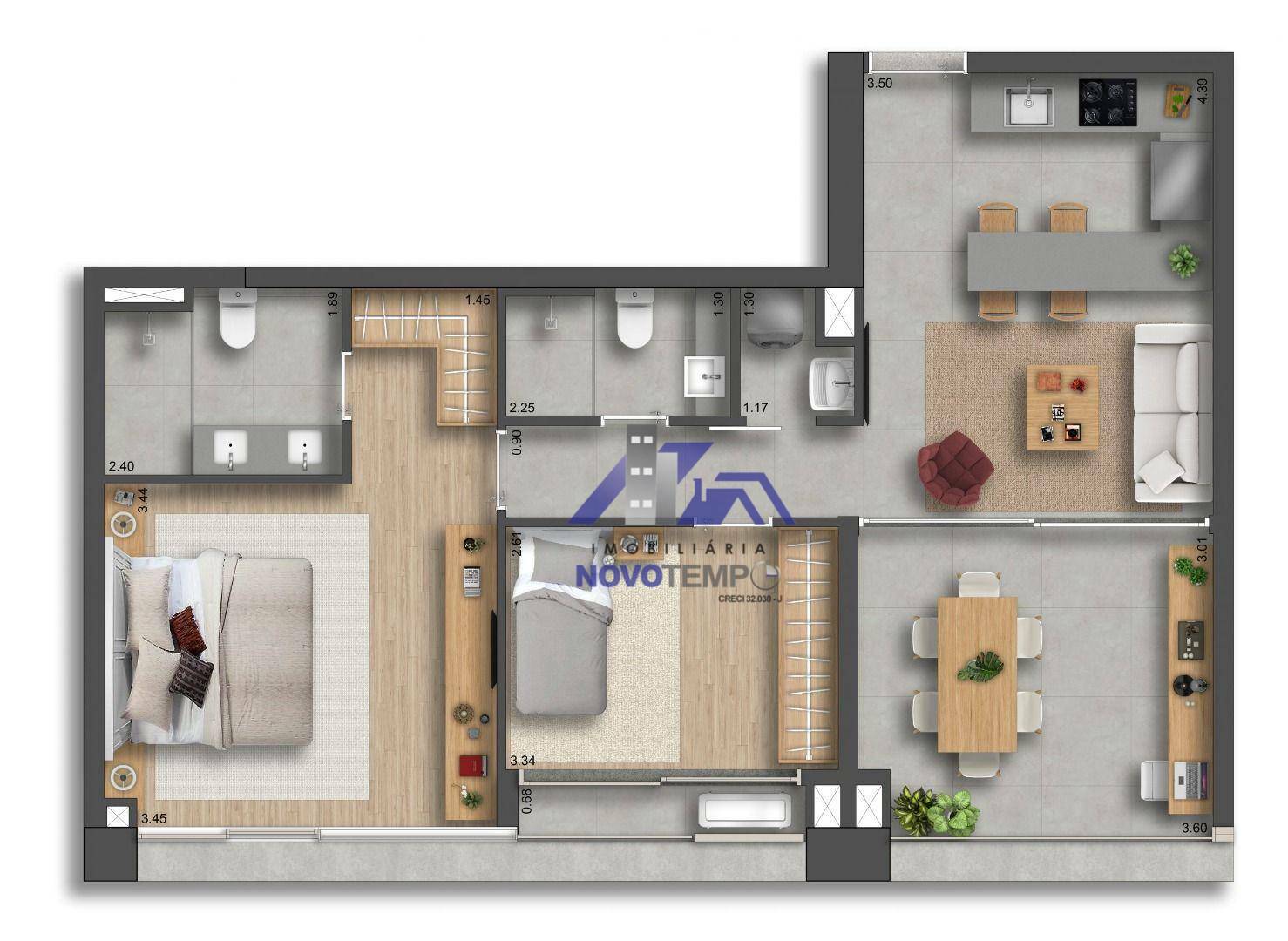 Apartamento à venda com 2 quartos, 74m² - Foto 23