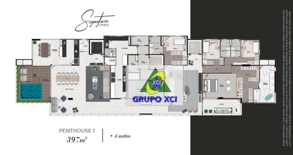 Apartamento à venda com 3 quartos, 190m² - Foto 42