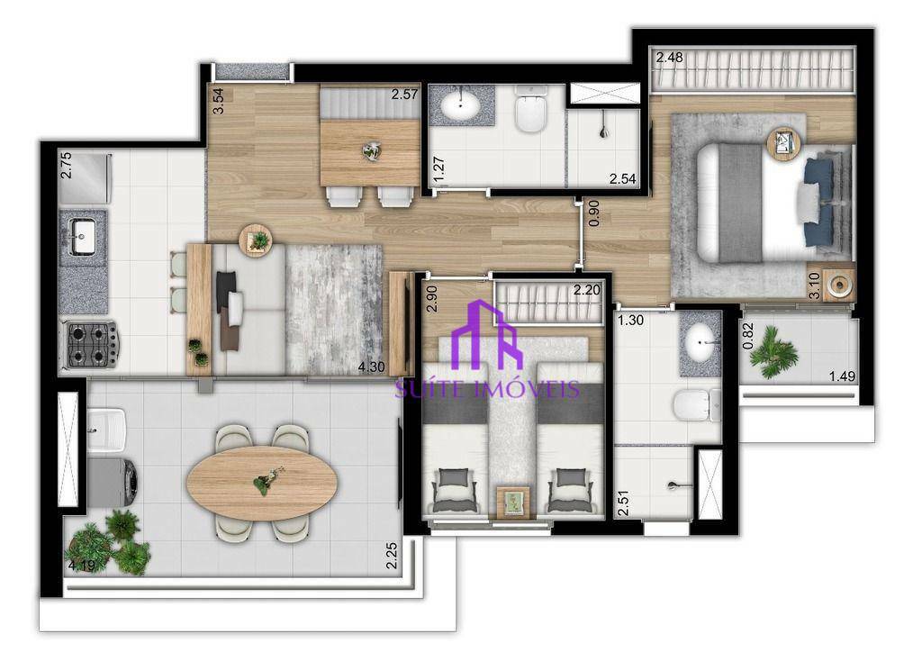 Apartamento à venda com 3 quartos, 79m² - Foto 23