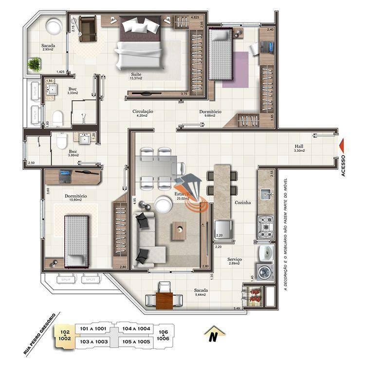 Apartamento à venda com 3 quartos, 92m² - Foto 20