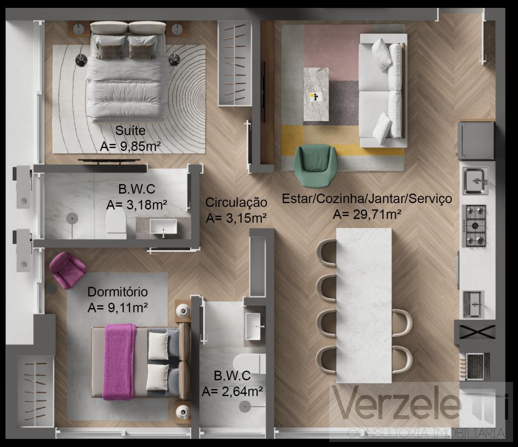 Apartamento à venda com 2 quartos, 70m² - Foto 16