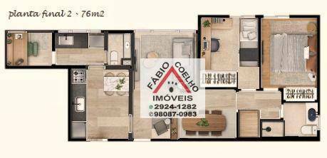 Apartamento à venda e aluguel com 2 quartos, 76m² - Foto 9