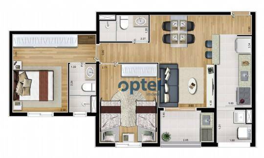 Apartamento à venda e aluguel com 2 quartos, 65m² - Foto 27