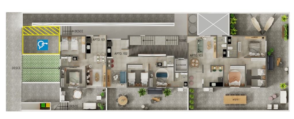 Apartamento à venda com 2 quartos, 53m² - Foto 9