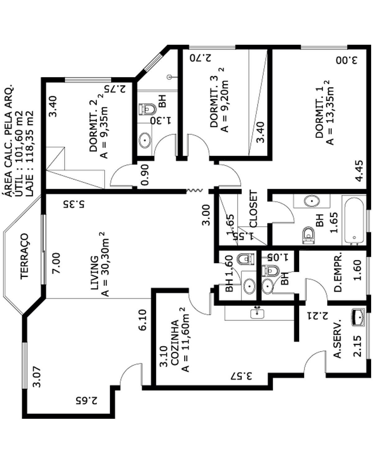 Apartamento à venda com 3 quartos, 115m² - Foto 8