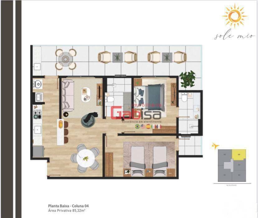 Apartamento à venda com 3 quartos, 112m² - Foto 8